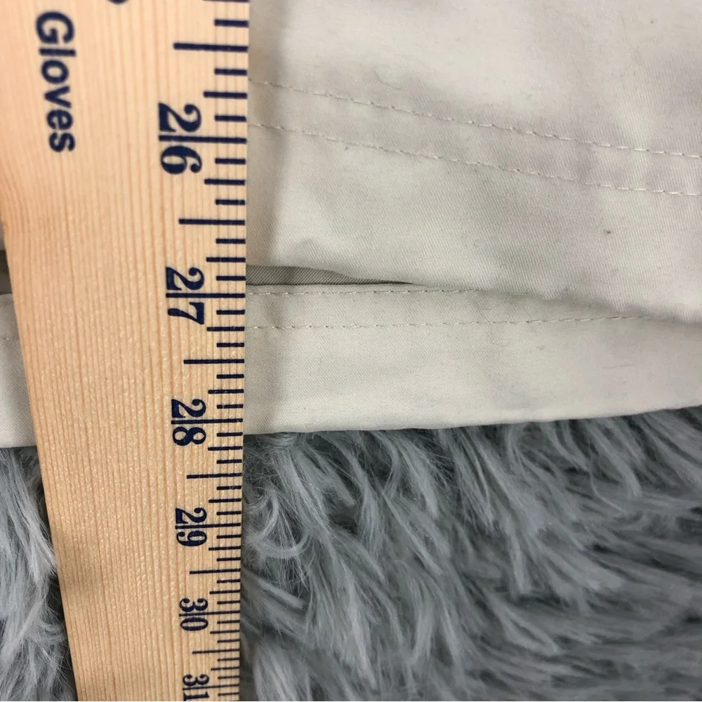 Ping Pullover Mens Medium Golf Tan Vneck Long Sleeve Pockets Toggle Waist